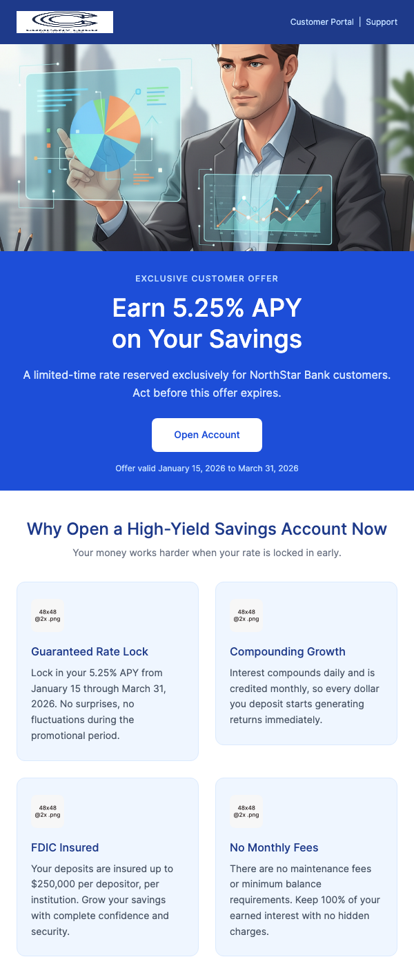 Promotional Rate Offer – Earn More on Savings