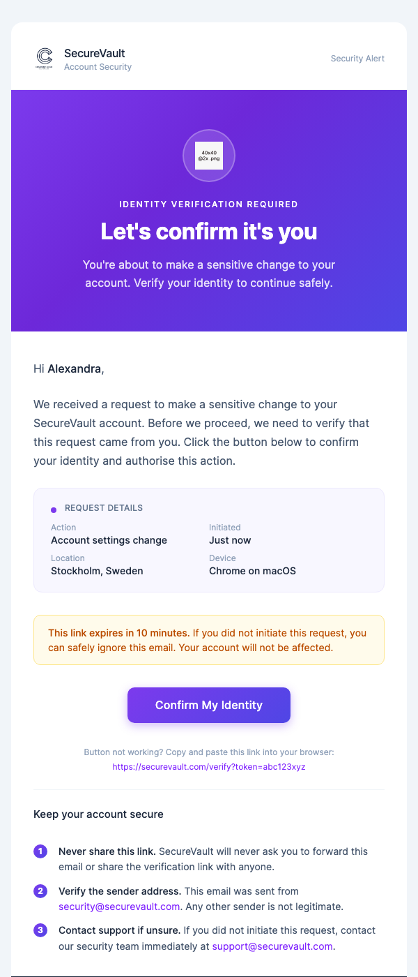 Reauthentication – Gradient