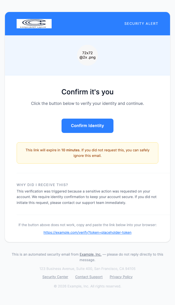 Reauthentication – Minimal
