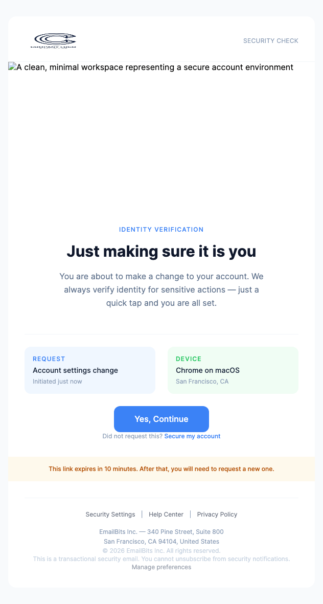 Reauthentication – Startup