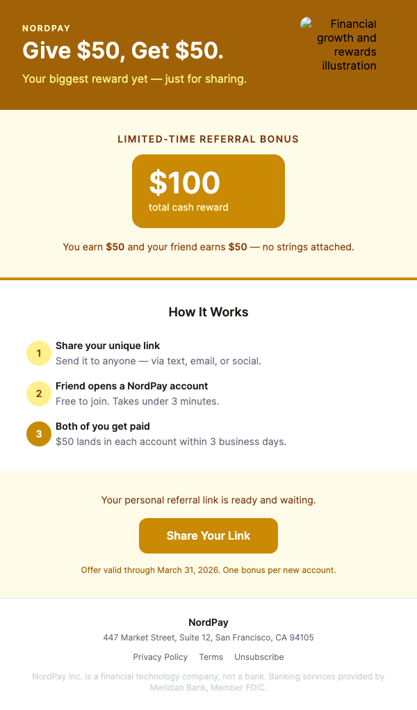 Refer a Friend – Earn $50 for Each Referral