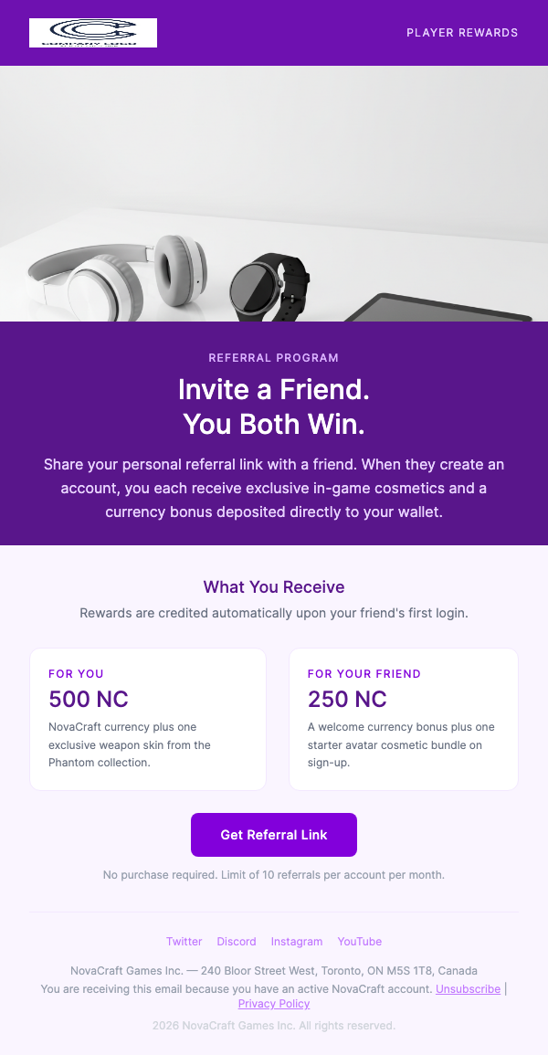 Referral Bonus – Invite Friends, Both Earn Rewards