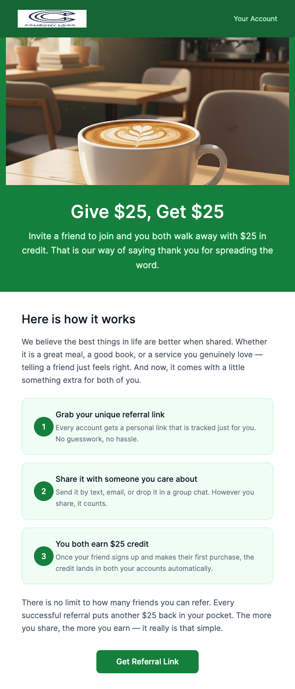 Referral Bonus – Refer a Friend, Earn Discounts