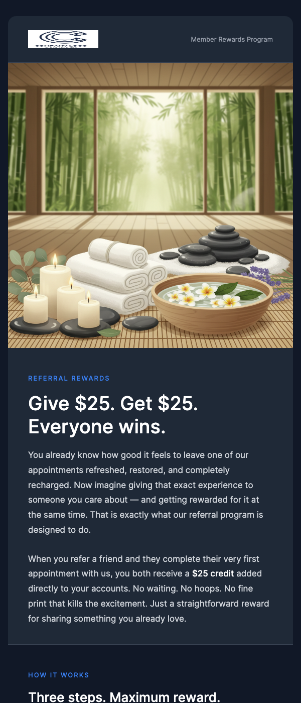 Referral Reward – Refer a Friend, Get Free Service