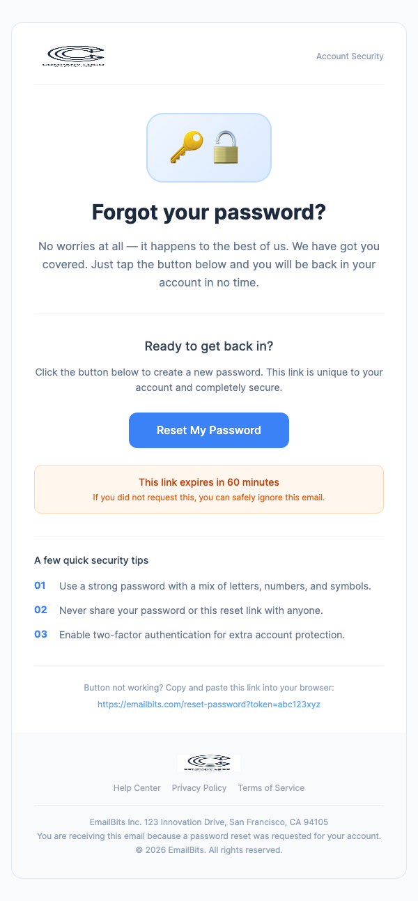 Reset Password – Playful