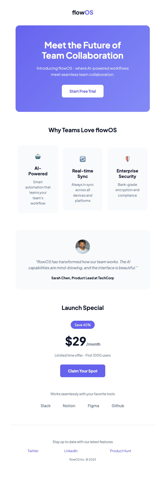 SaaS Product Launch Announcement