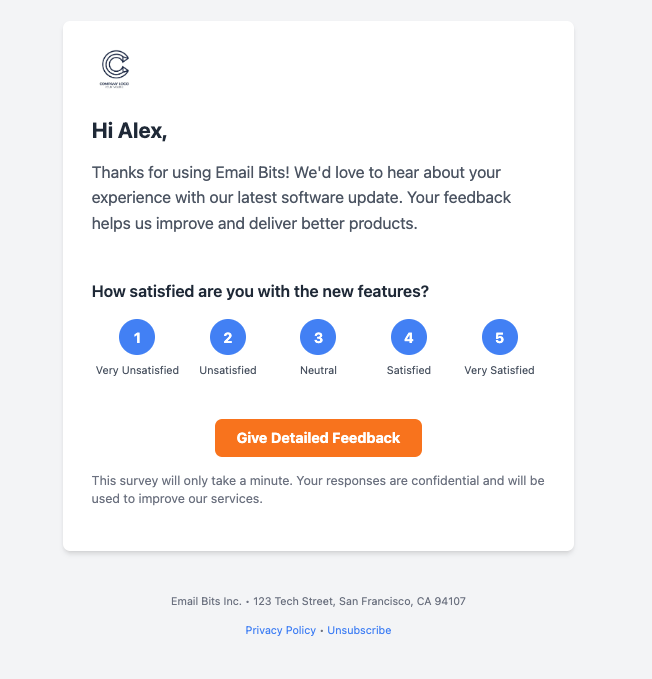 New Feature Release User Satisfaction Light Theme