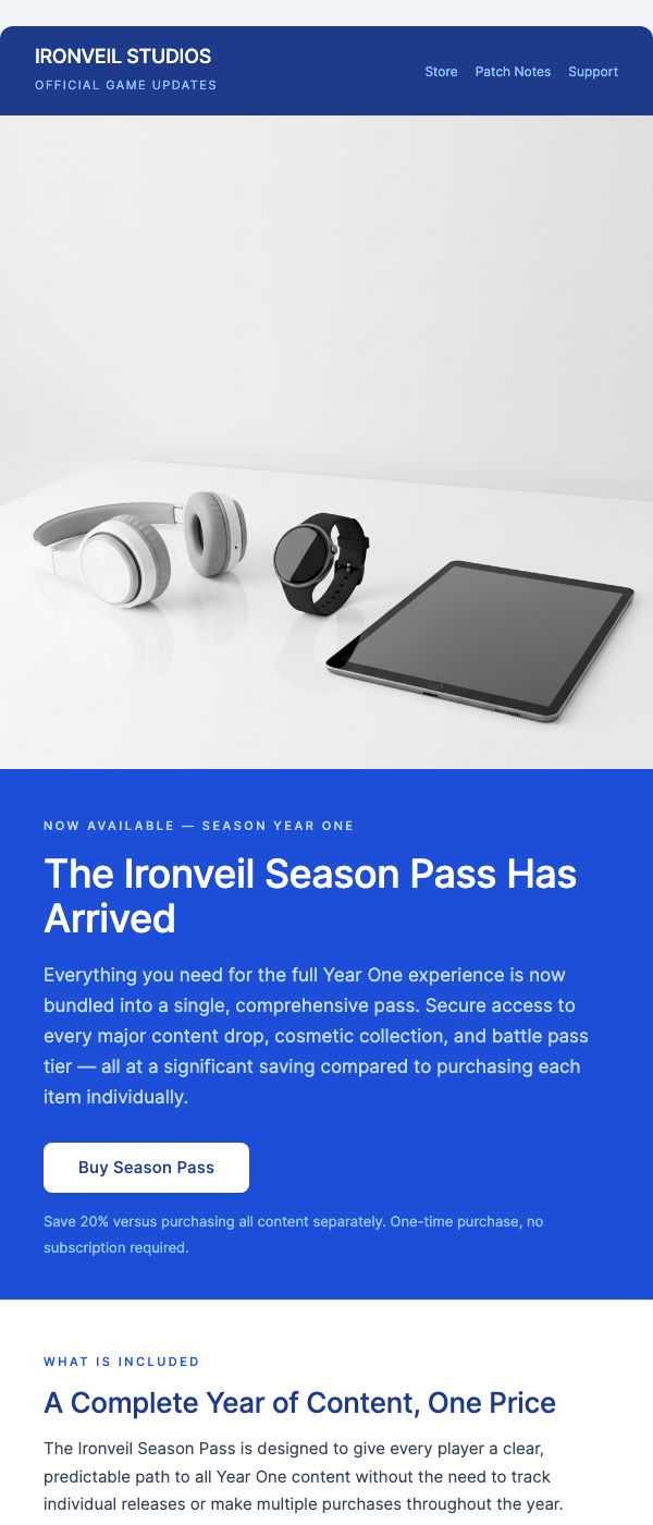 Season Pass Available – Unlock All Future Content