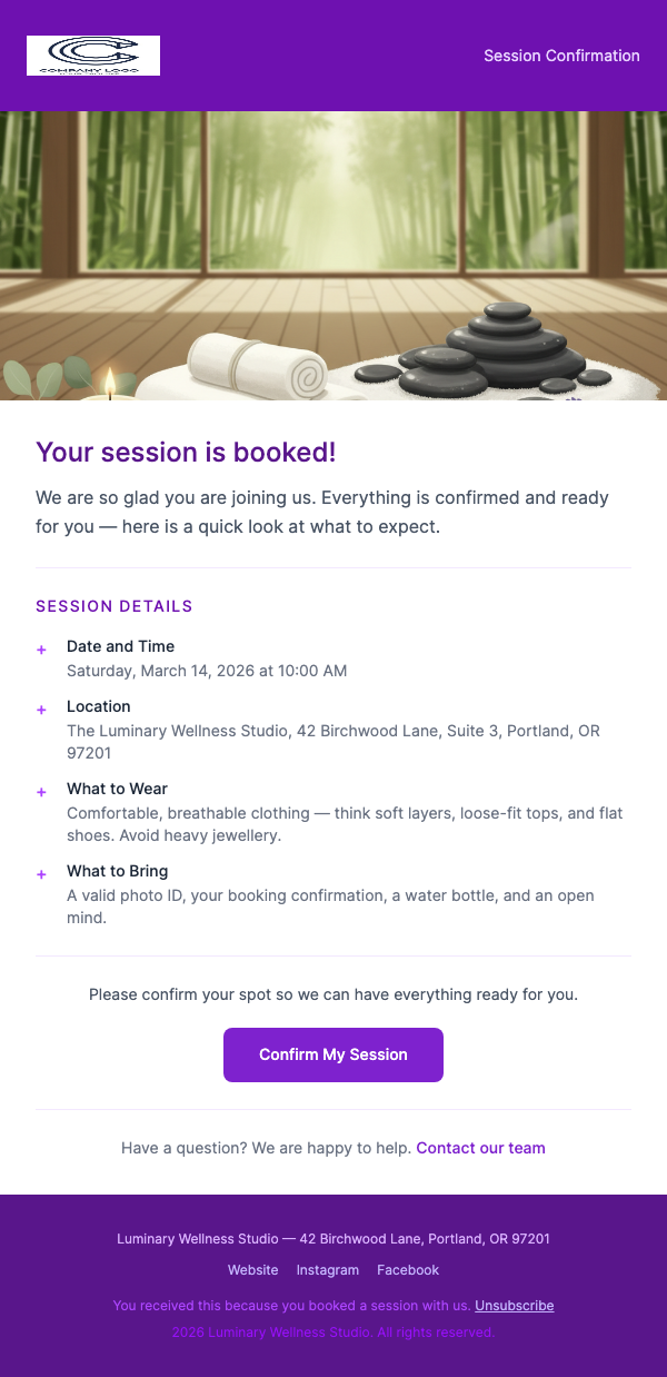 Session Booked – Let's Capture Memories