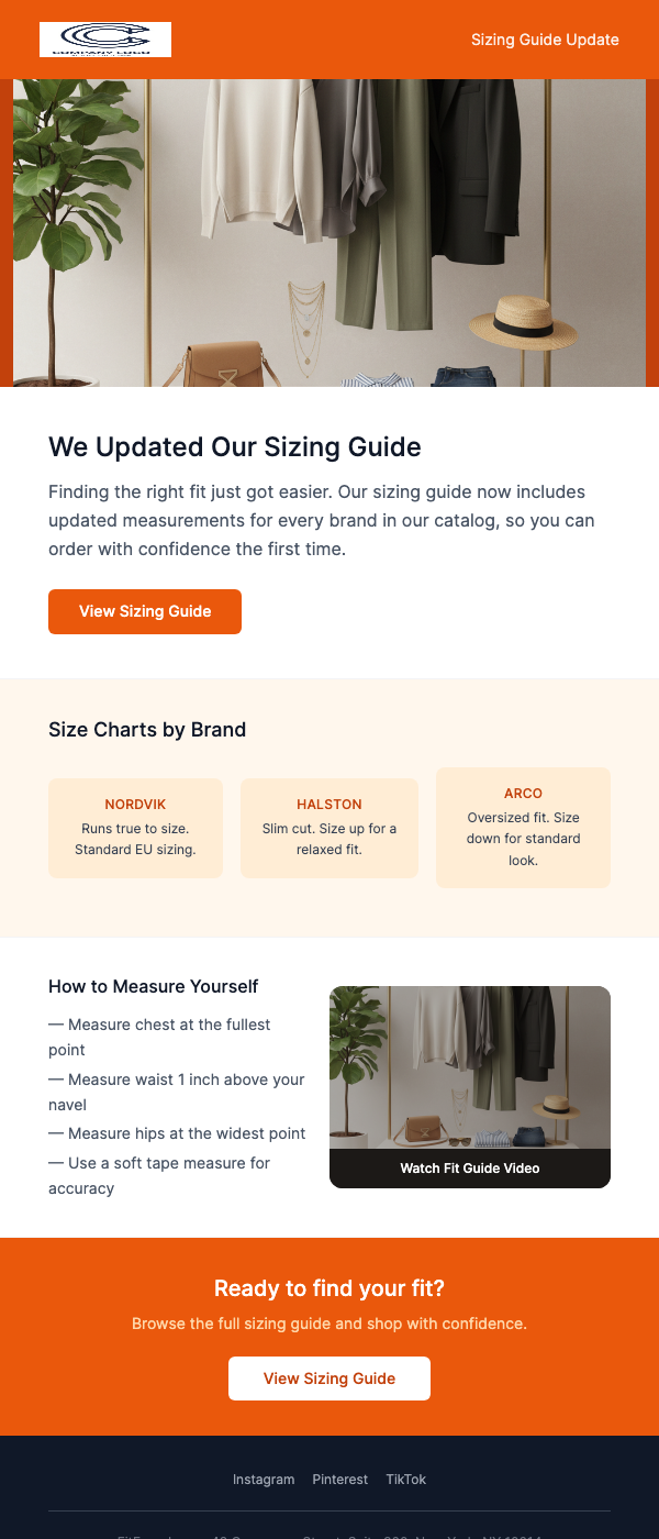 Sizing Guide – Find Your Perfect Fit