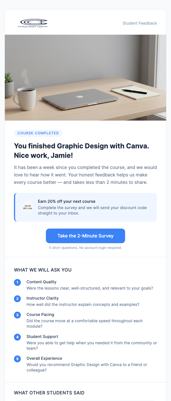 Student Feedback Survey