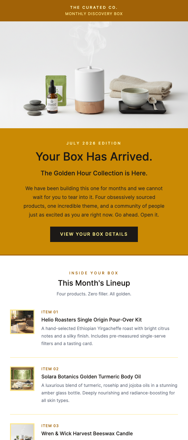 Unboxing Time – Your Box Has Arrived