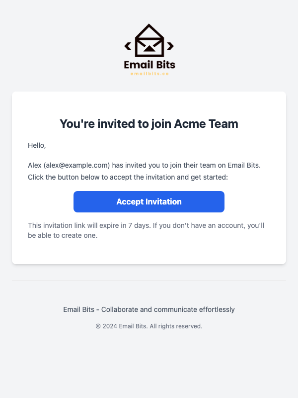 Invite User to SaaS Product