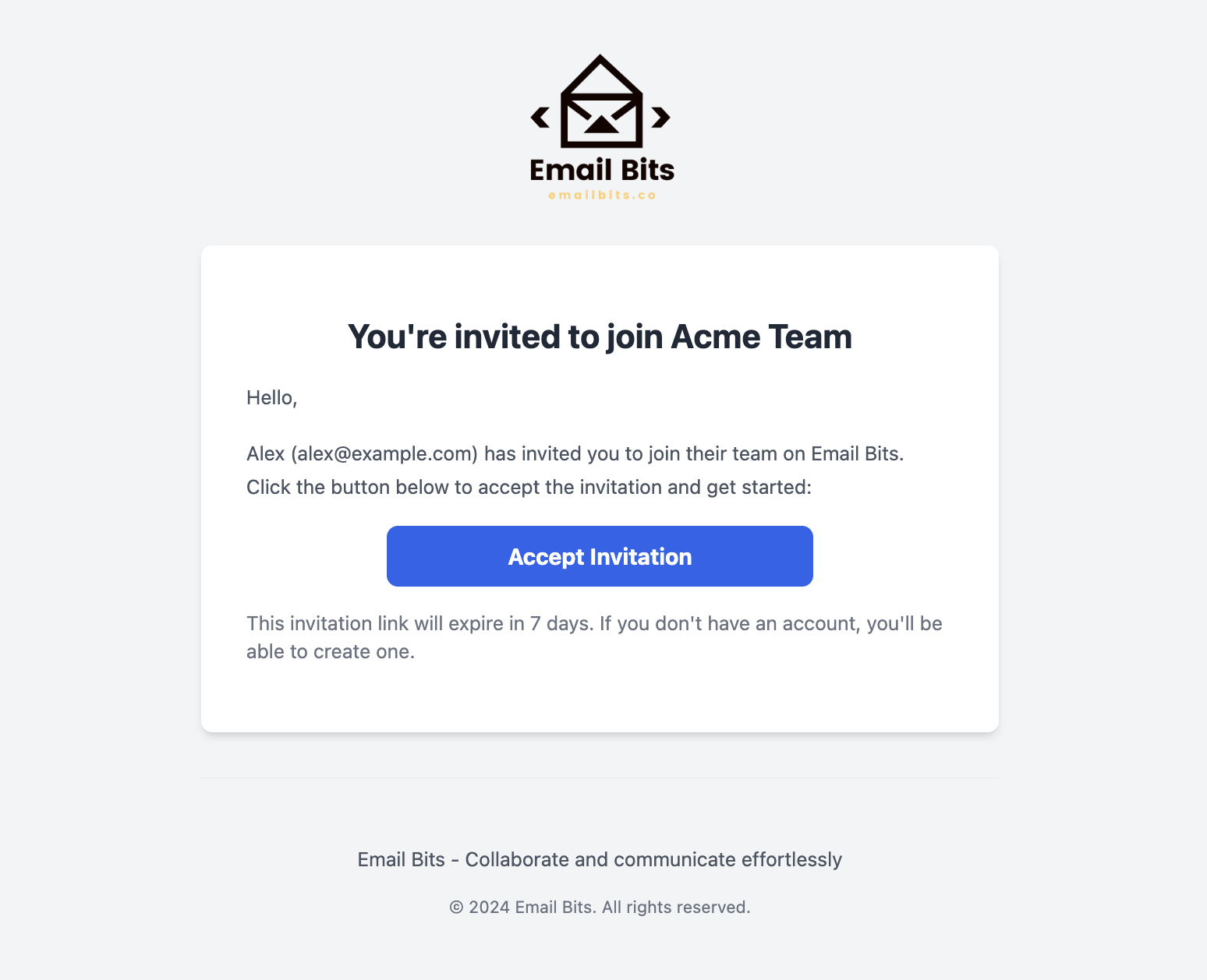 Invite User to SaaS Product