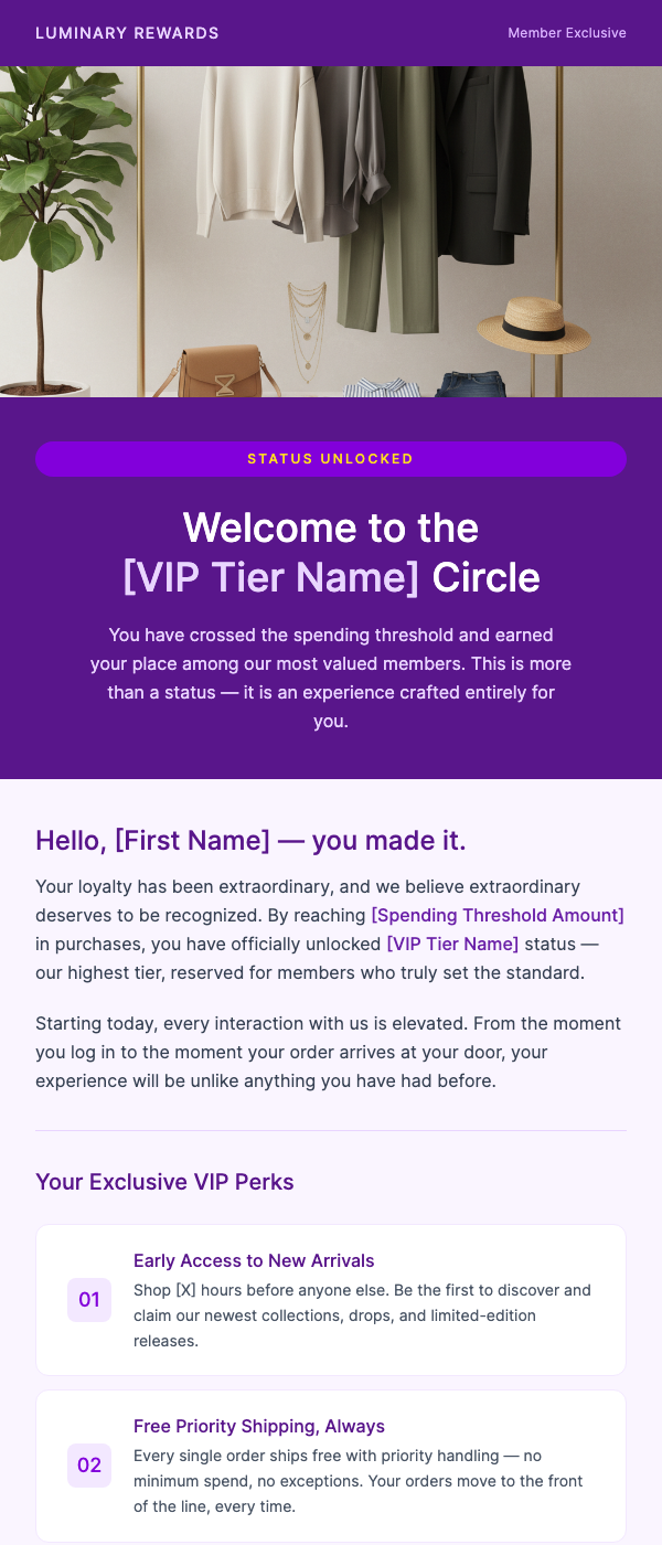 VIP Status Unlocked – Welcome to the Inner Circle