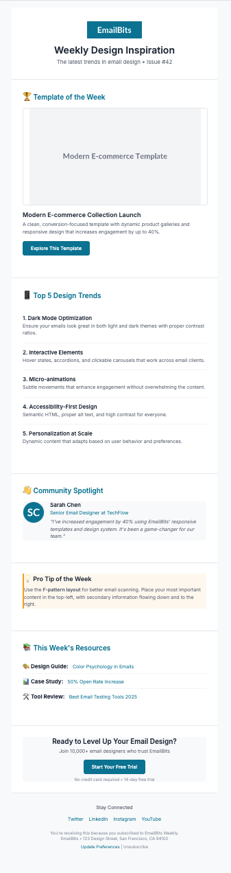 Weekly Design Inspiration - 5 Email Trends You Can't Miss