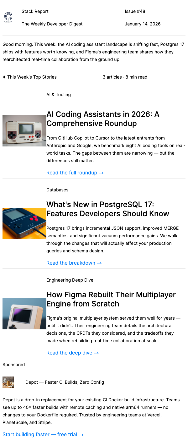 Weekly Tech Newsletter