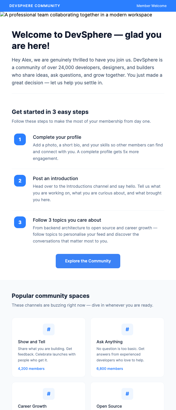 Welcome to the Community