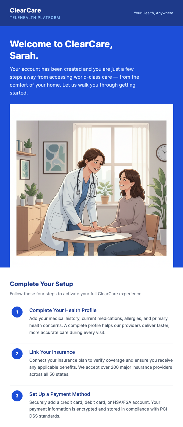 Welcome to the Platform – Set Up Your Account