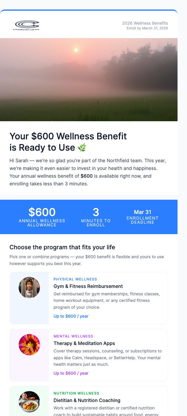 Wellness Program Enrollment