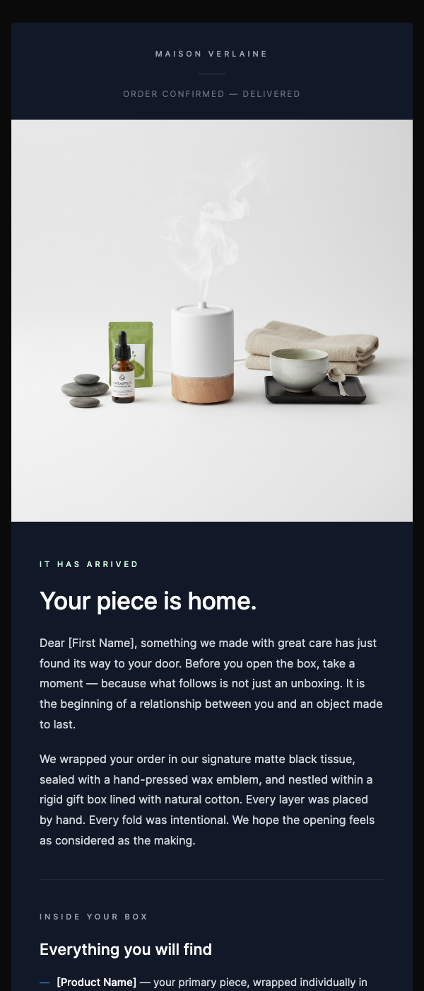 Your Order Has Arrived – Unpacking Ritual