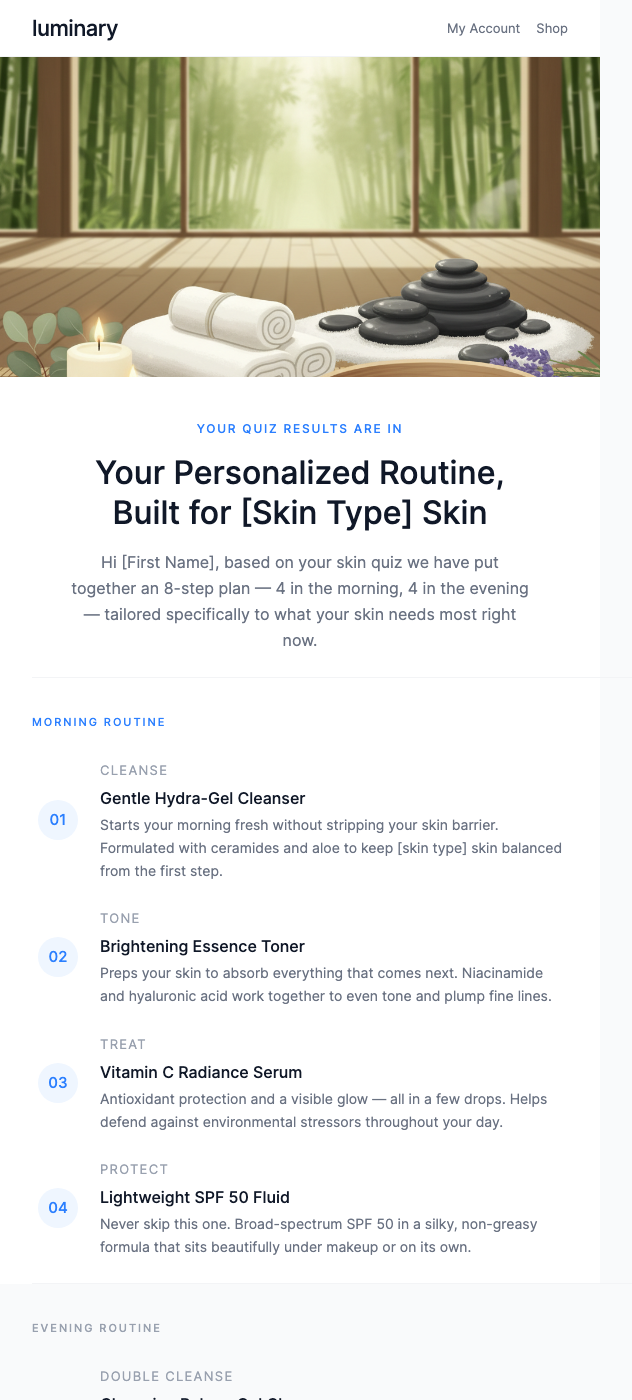 Your Personalized Skincare Routine